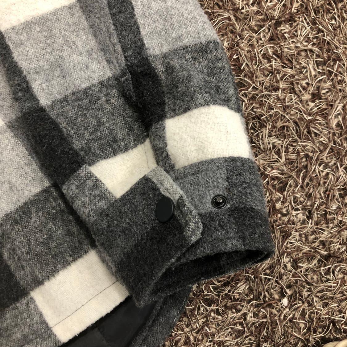 송지오 체크 셔츠 자켓  상품이미지4