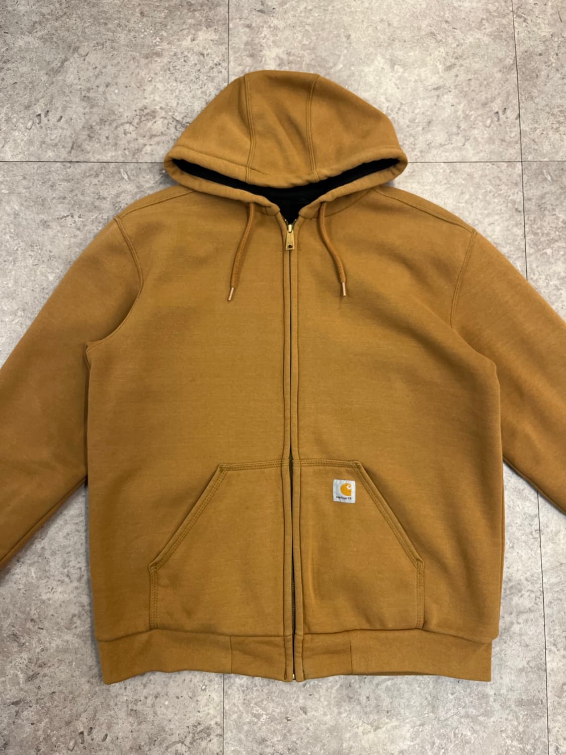 칼하트 후드집업 카멜 M #csz2650 상품이미지4