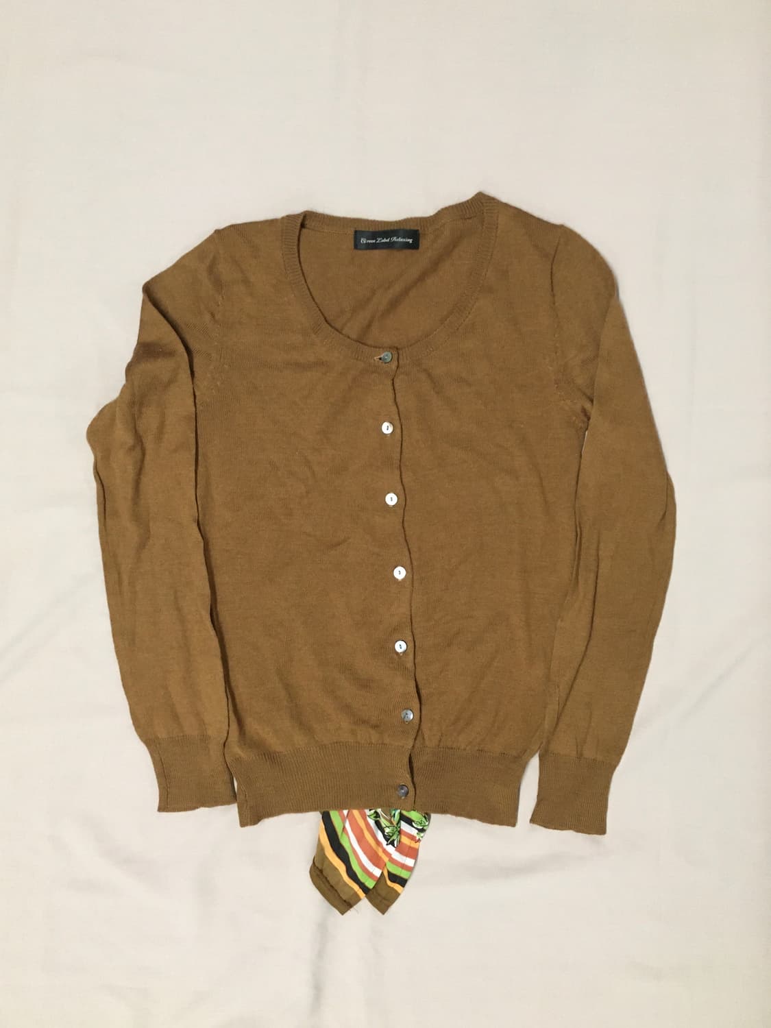 급처! 유나이티드 애로우즈 그린라벨 릴렉싱 스카프 가디건 상품이미지1