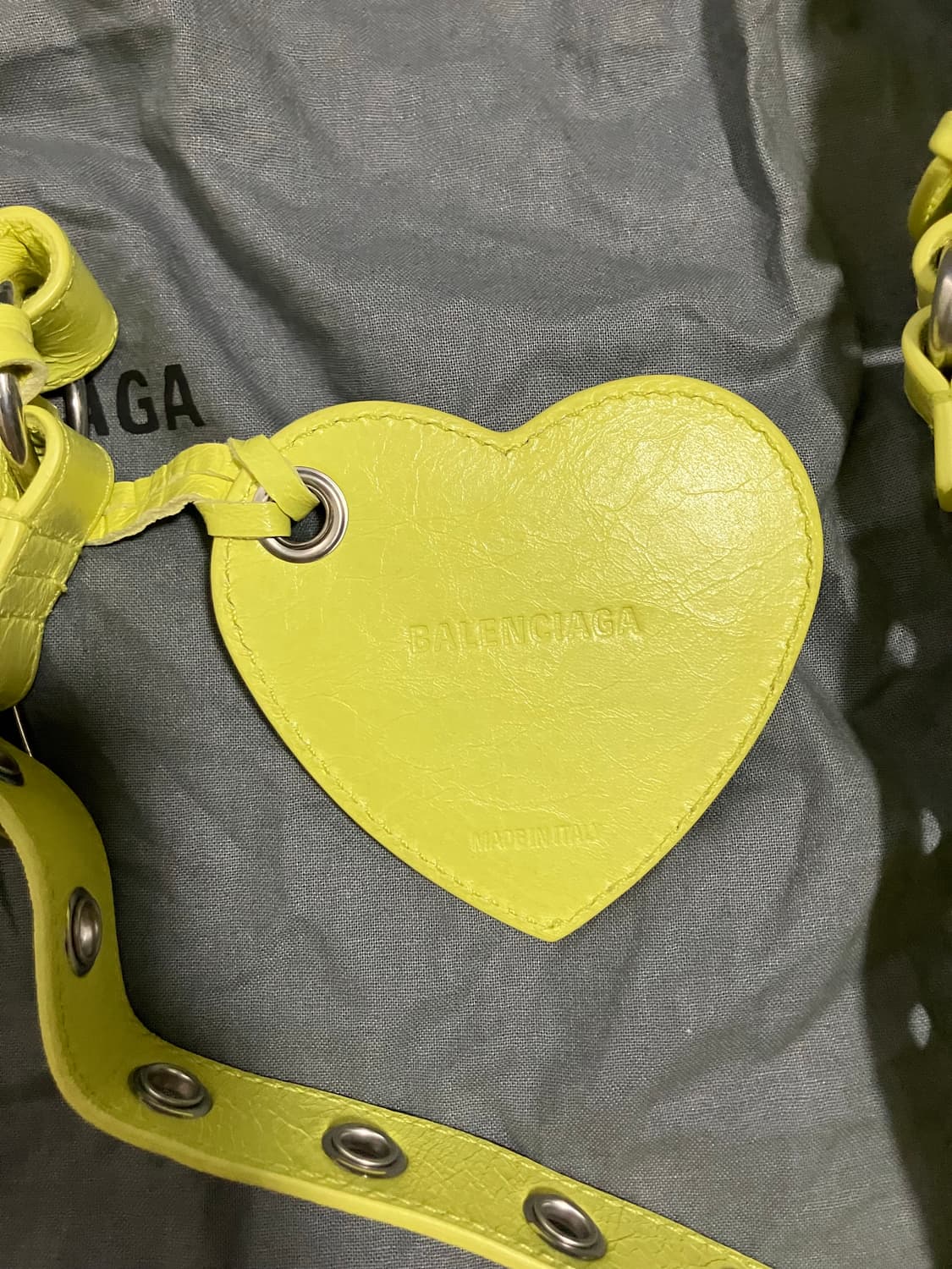 [XS] 발렌시아가 르카골 숄더백 라임 상품이미지4