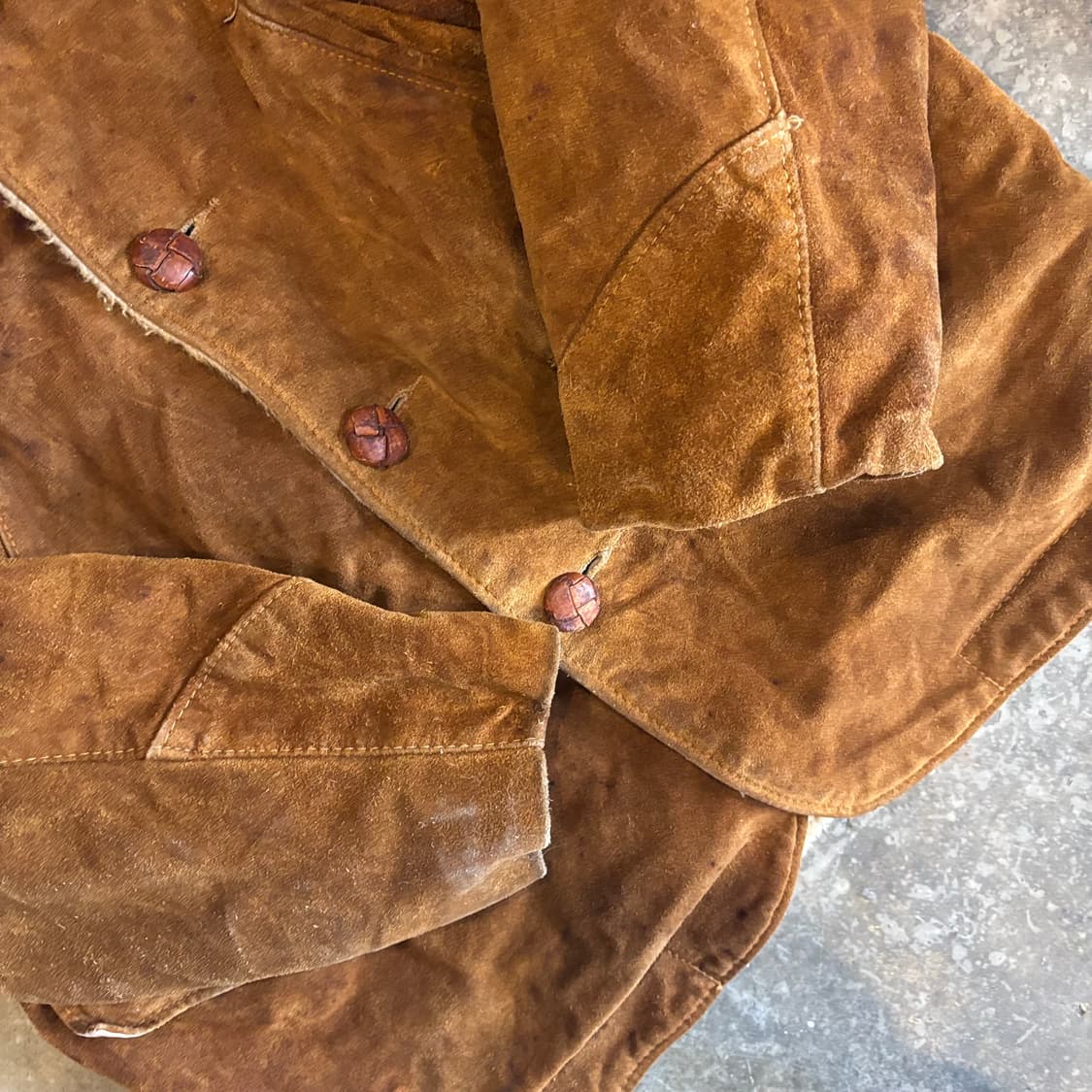 80년대 미국 쇼트 웨스턴 스웨이드 랜처 자켓 상품이미지7