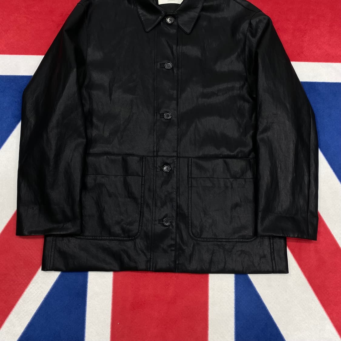 베르가못 레더 워크자켓 여성 free 상품이미지4