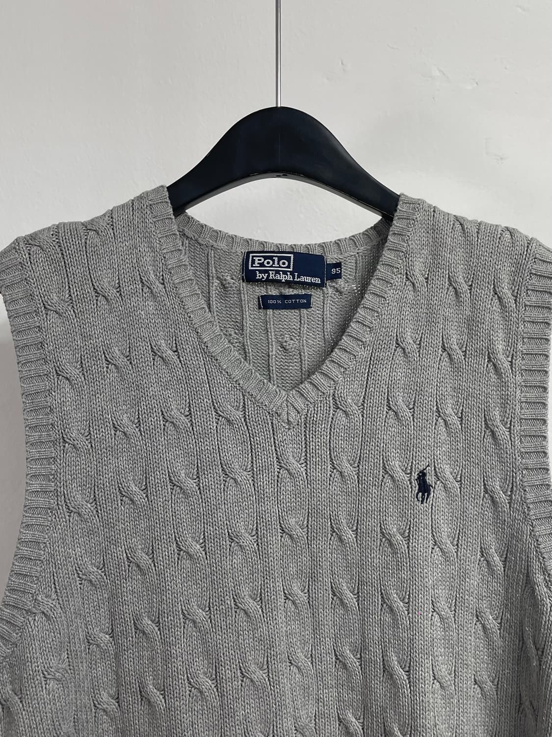 폴로 랄프로렌 케이블 니트 조끼 (on.539) 상품이미지2