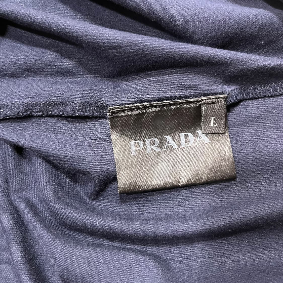 PRADA SPORT Navy V-NECK T-SHIRT 상품이미지5
