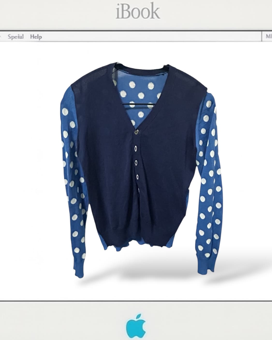 꼼데가르송 polka knit cardigan ✶ 폴카 도트 가디건 상품이미지1