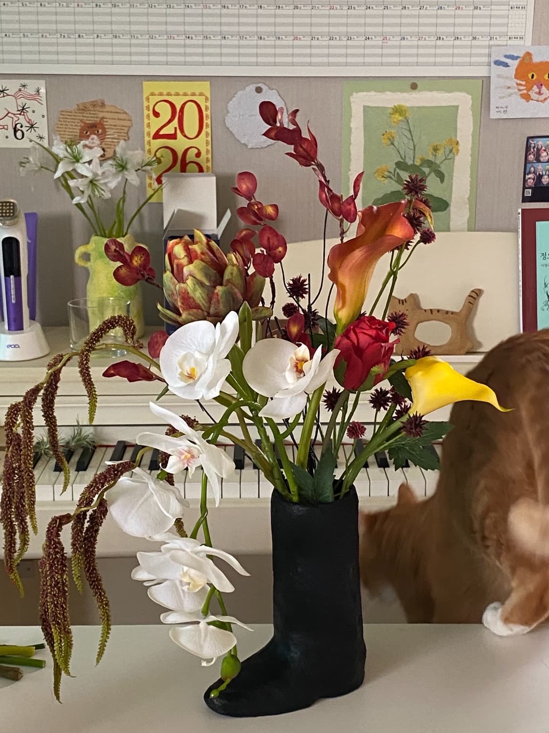 부츠 화병 / 검정 부츠 상품이미지7