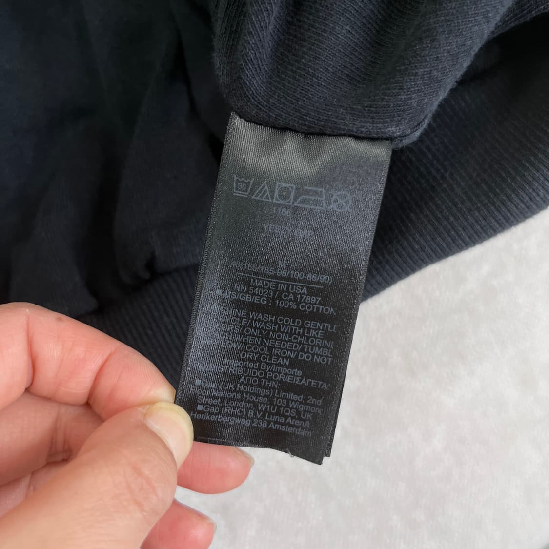 105 이지 갭 발렌시아가 도브 후드티 상품이미지5