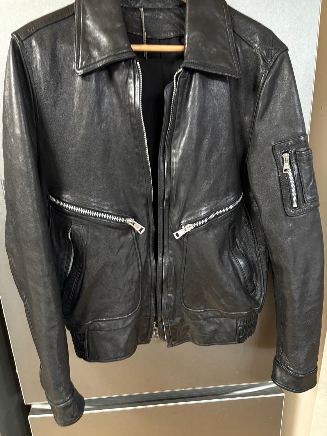 Leather jacket 상품이미지1