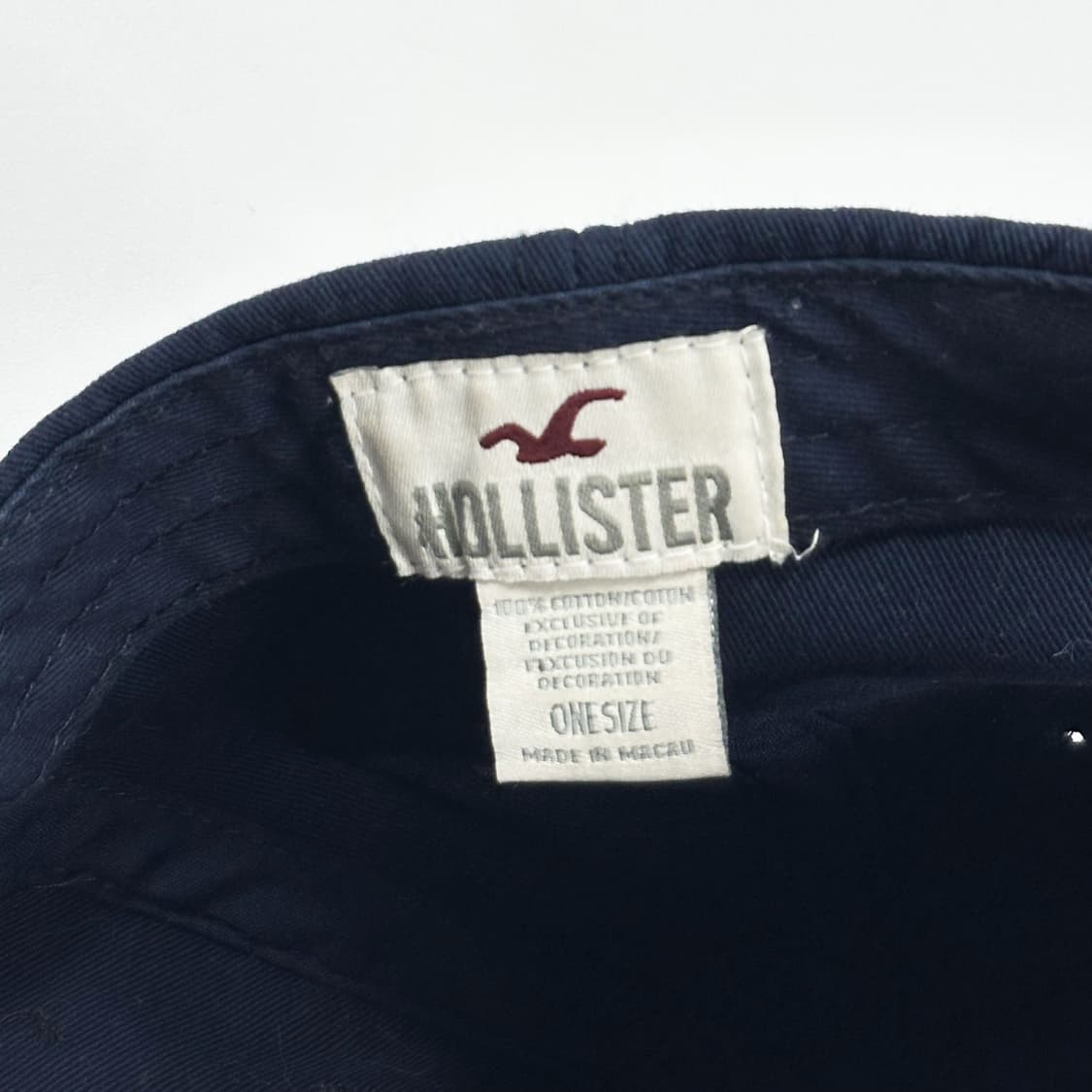 홀리스터 시그니처 로고 네이비 볼캡 모자 상품이미지5