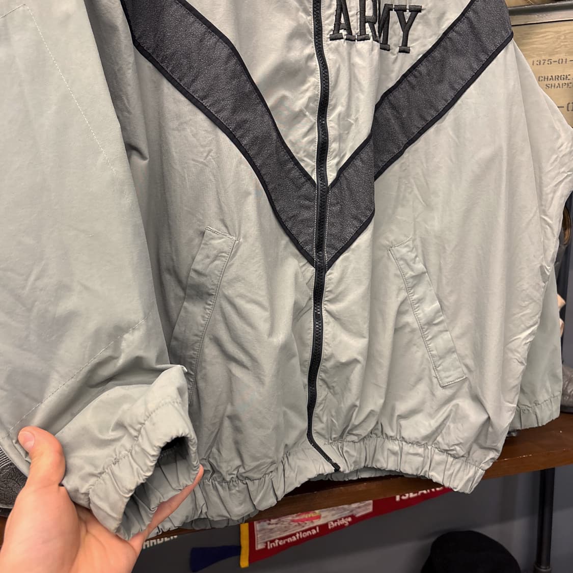 M/L 90s IPFU 1세대 US ARMY 브이스카치 바람막이 N820 상품이미지4