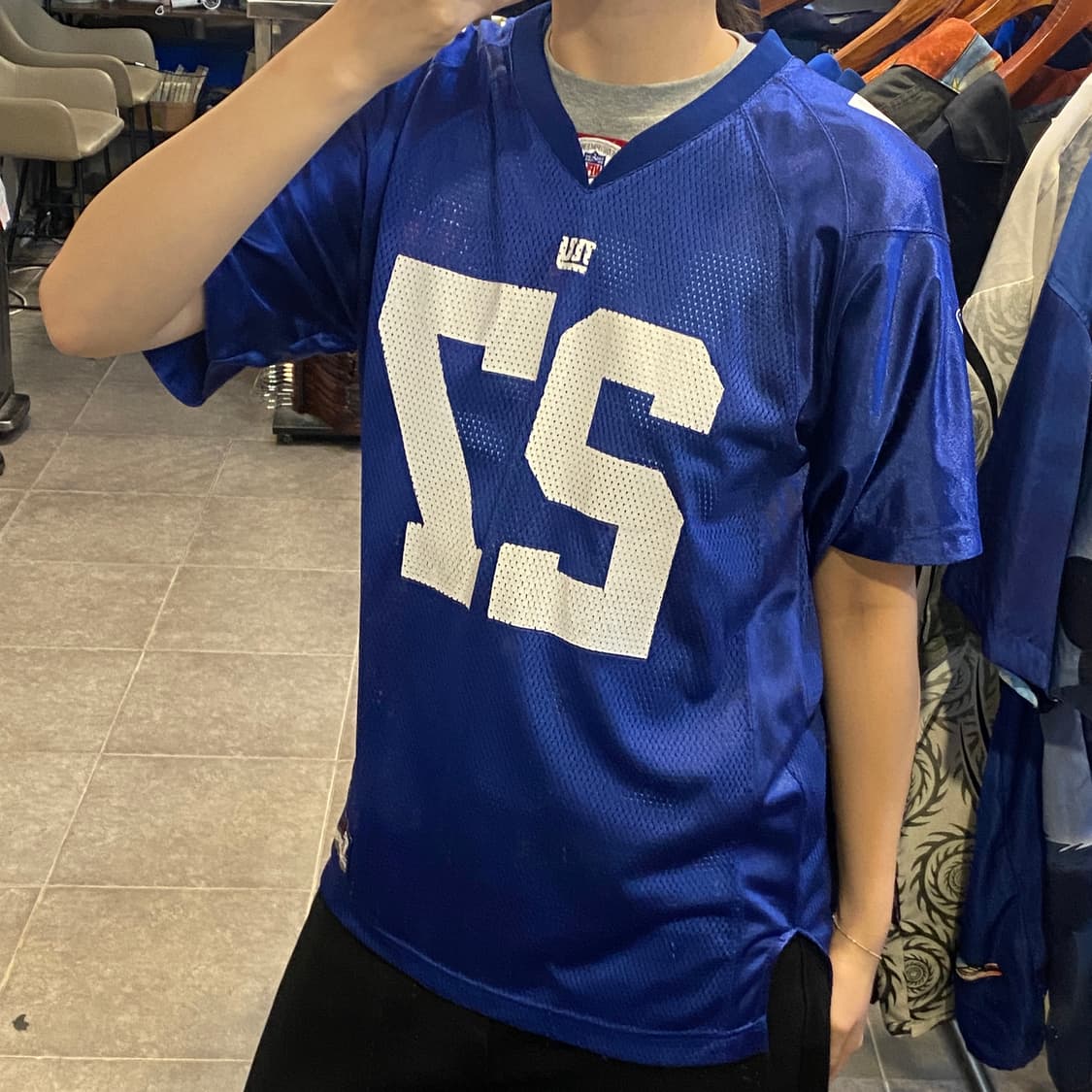 [NO.9] NFL 풋볼 져지 반팔티 블루 상품이미지2