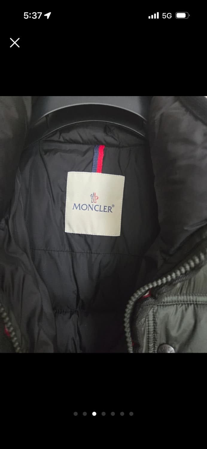 몽클레어 다크 그린 경량 패딩 상품이미지4