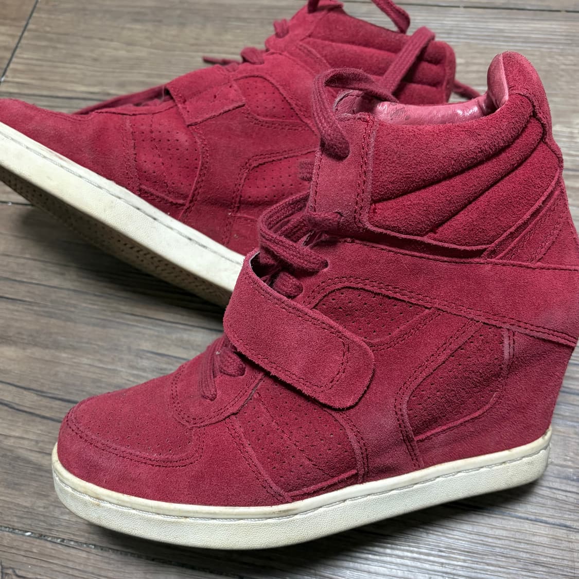 Ash BOWIE 하이탑 웨지 스니커즈 37 상품이미지3