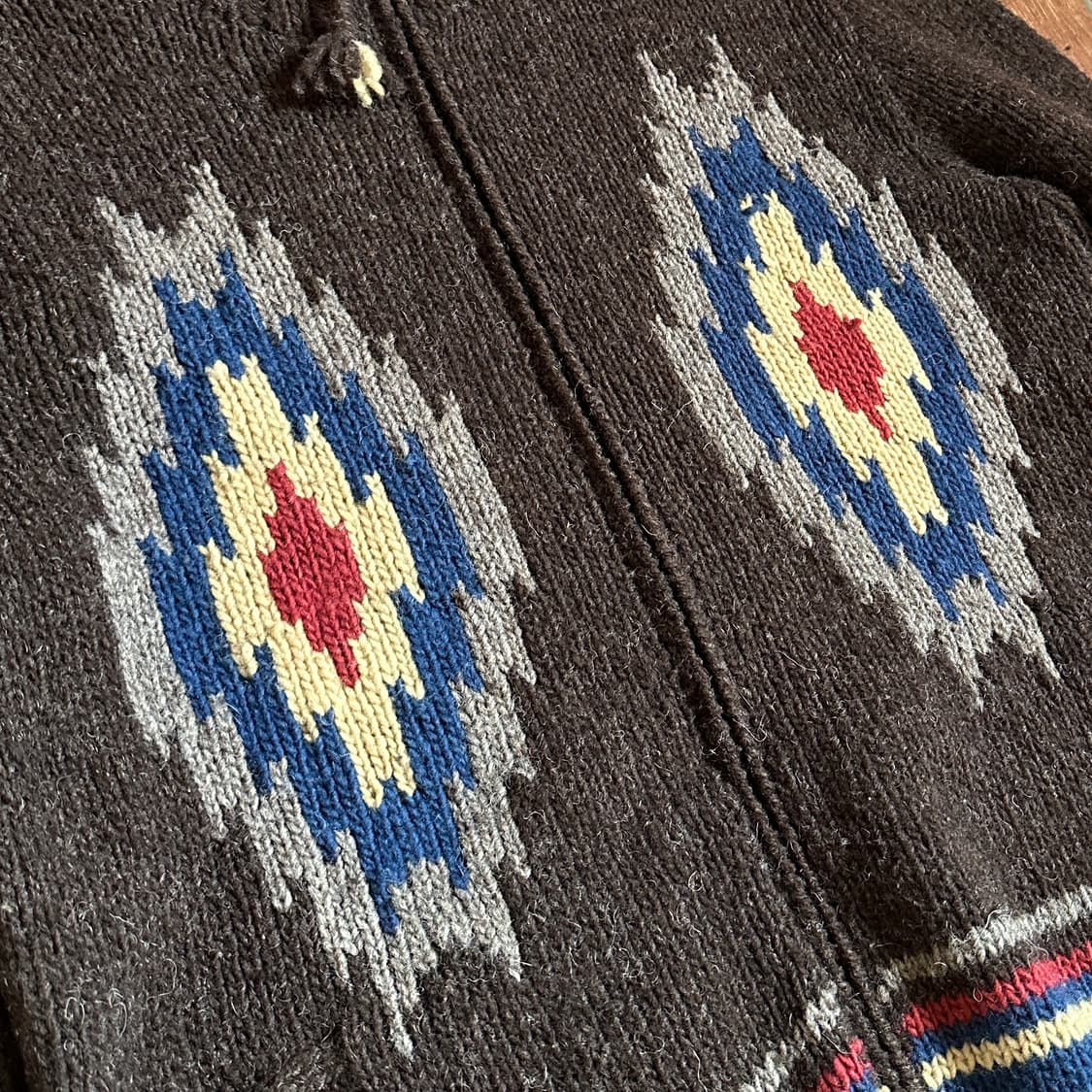 Gaijin made native pattern knit zip-up 상품이미지3