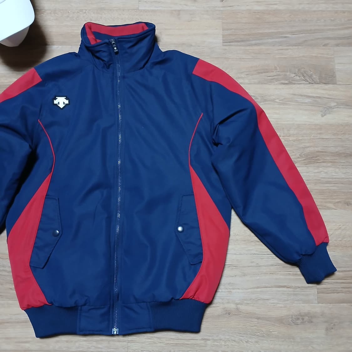 데상트 야구 점퍼 자켓 누빔 패딩 상태좋음 상품이미지4