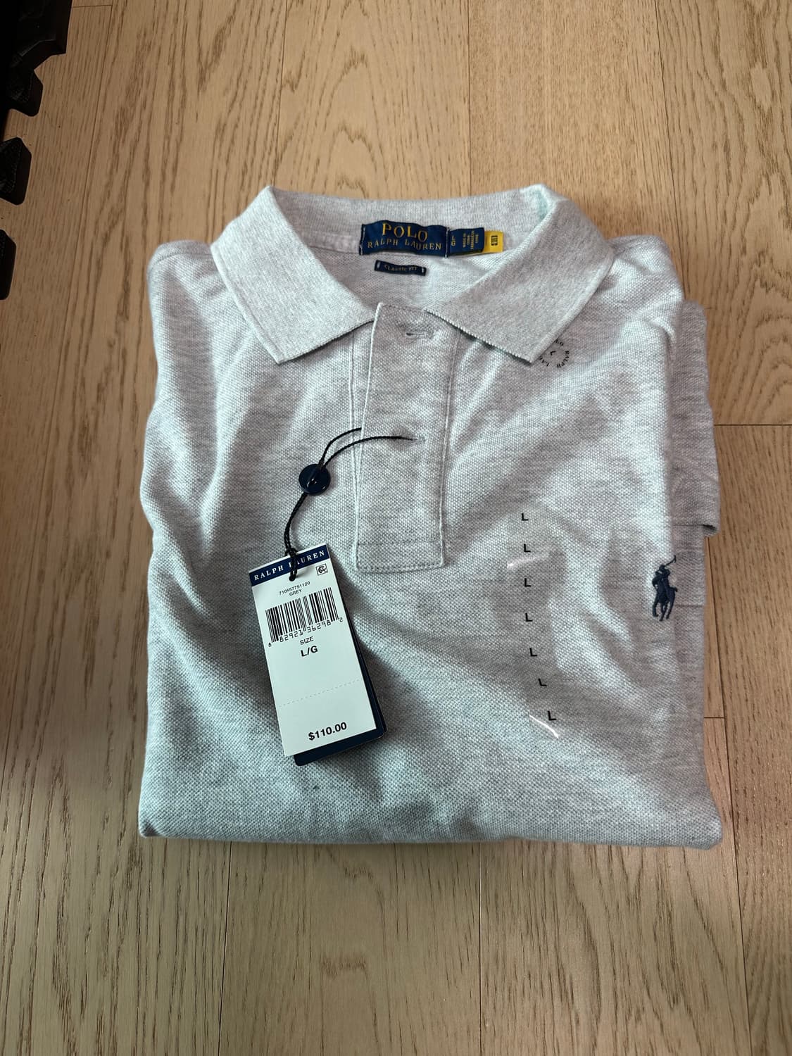 폴로랄프로렌 남성 클래식핏 PK 카라티 그레이 상품이미지1