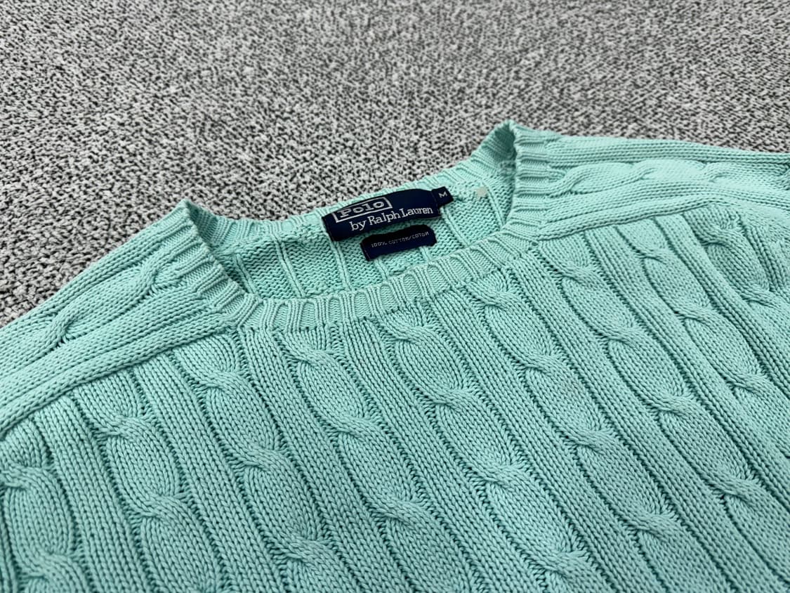 폴로 랄프로렌 90s 꽈배기니트 상품이미지3