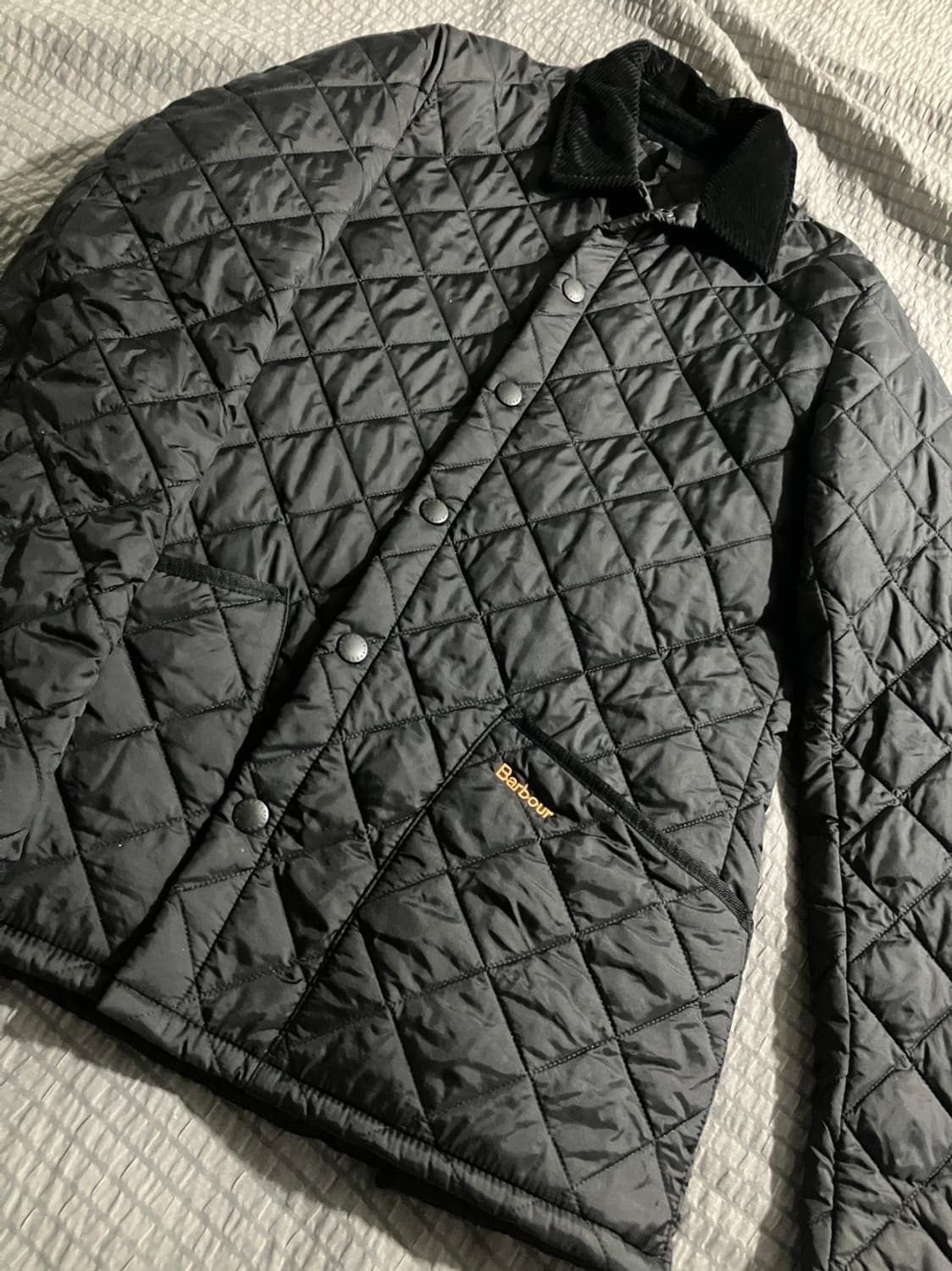 바버 퀼팅 자켓 블랙 상품이미지2