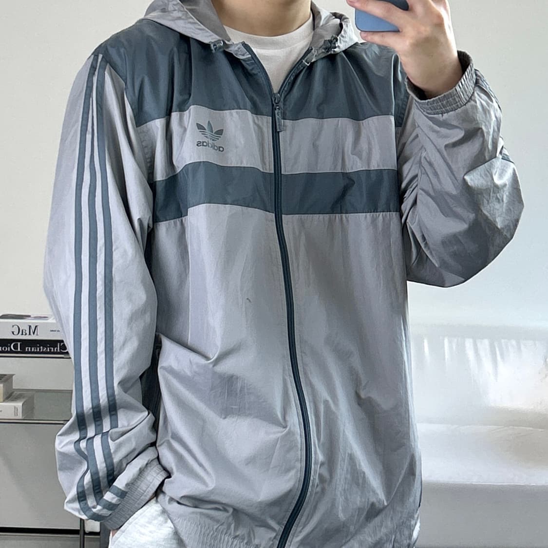 아디다스 00s 올드스쿨 파이어버드 바람막이 L  상품이미지1