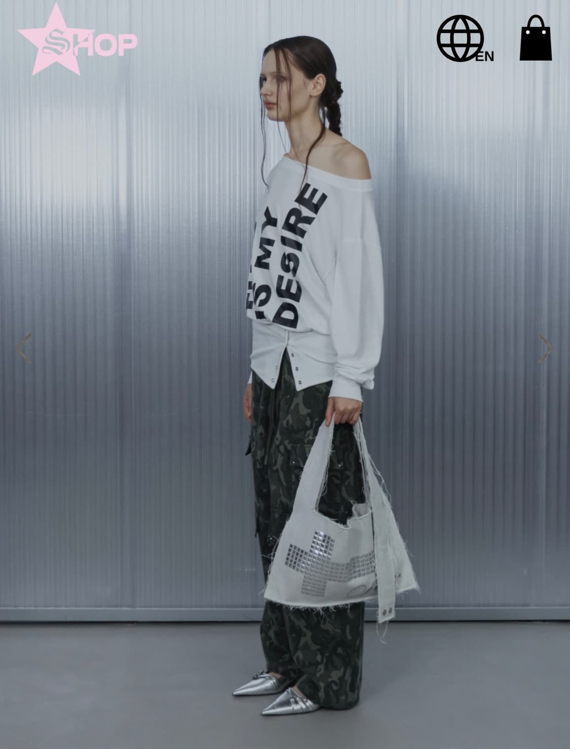 셋업이엑스이 BOLD LETTERING LOOSE TOP 상품이미지4