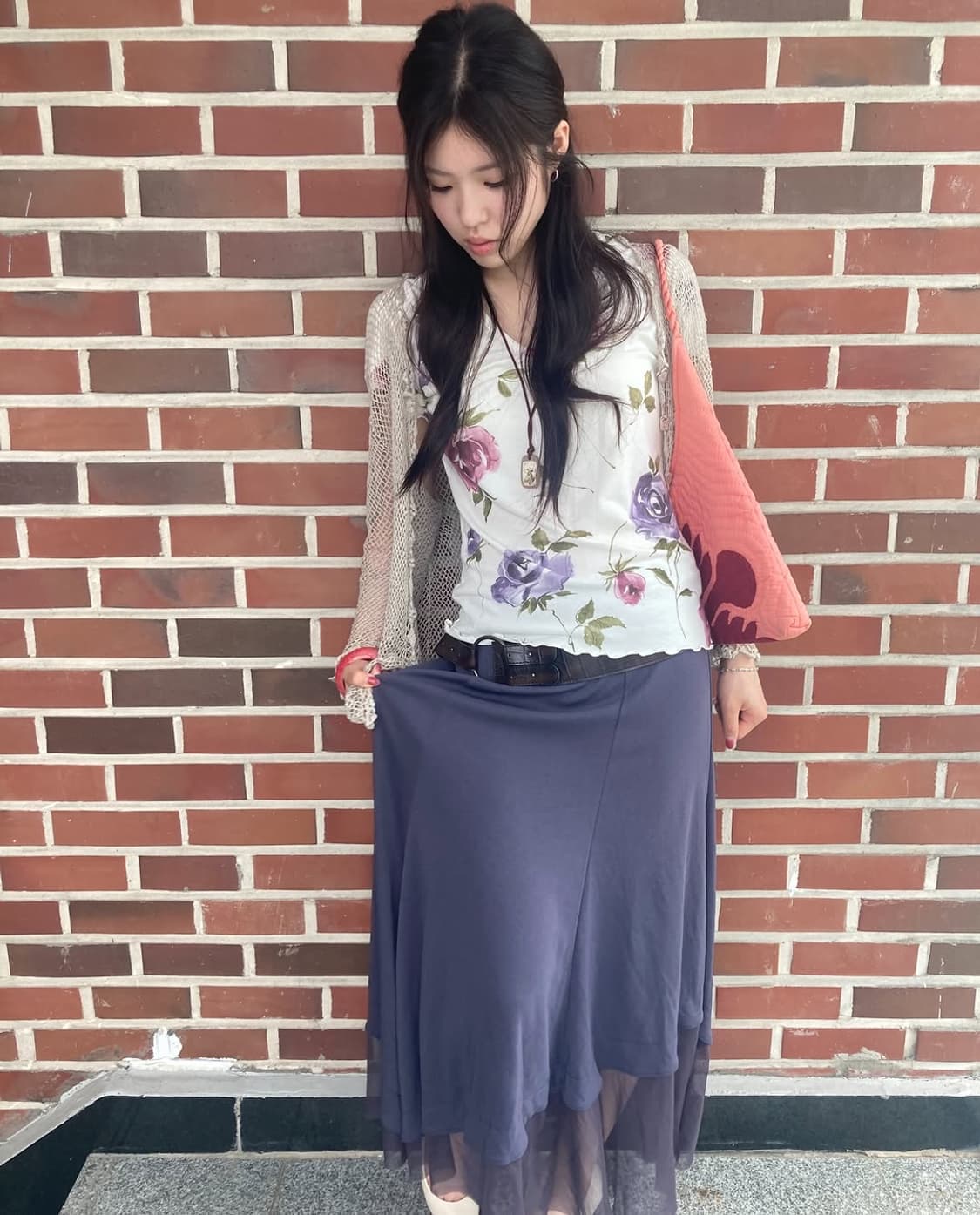 로맨틱 모브 로즈 빈티지 코디세트 3pcs 상품이미지3