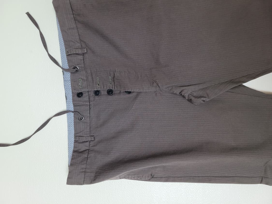 자라맨 ZARAMAN 스트링 면바지 36 카키 상품이미지4