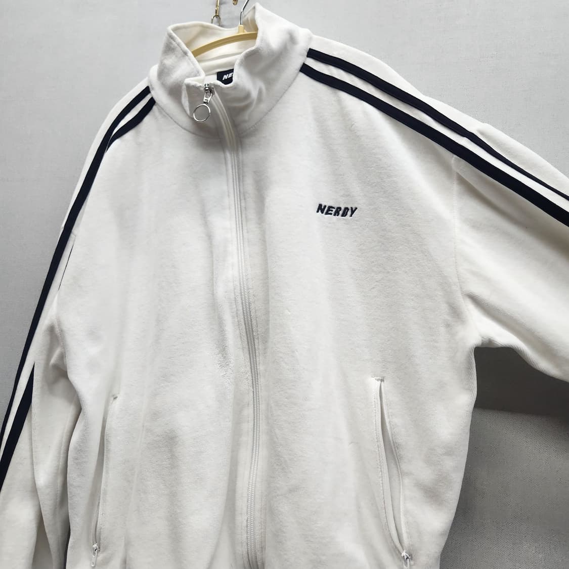 널디 로고 사이드라인 벨벳 져지 M(XL) 상품이미지3