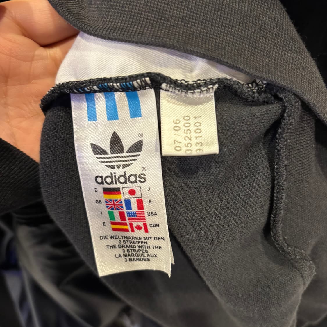 아디다스 파이어버드 골드 로고 트랙탑 져지 상품이미지5