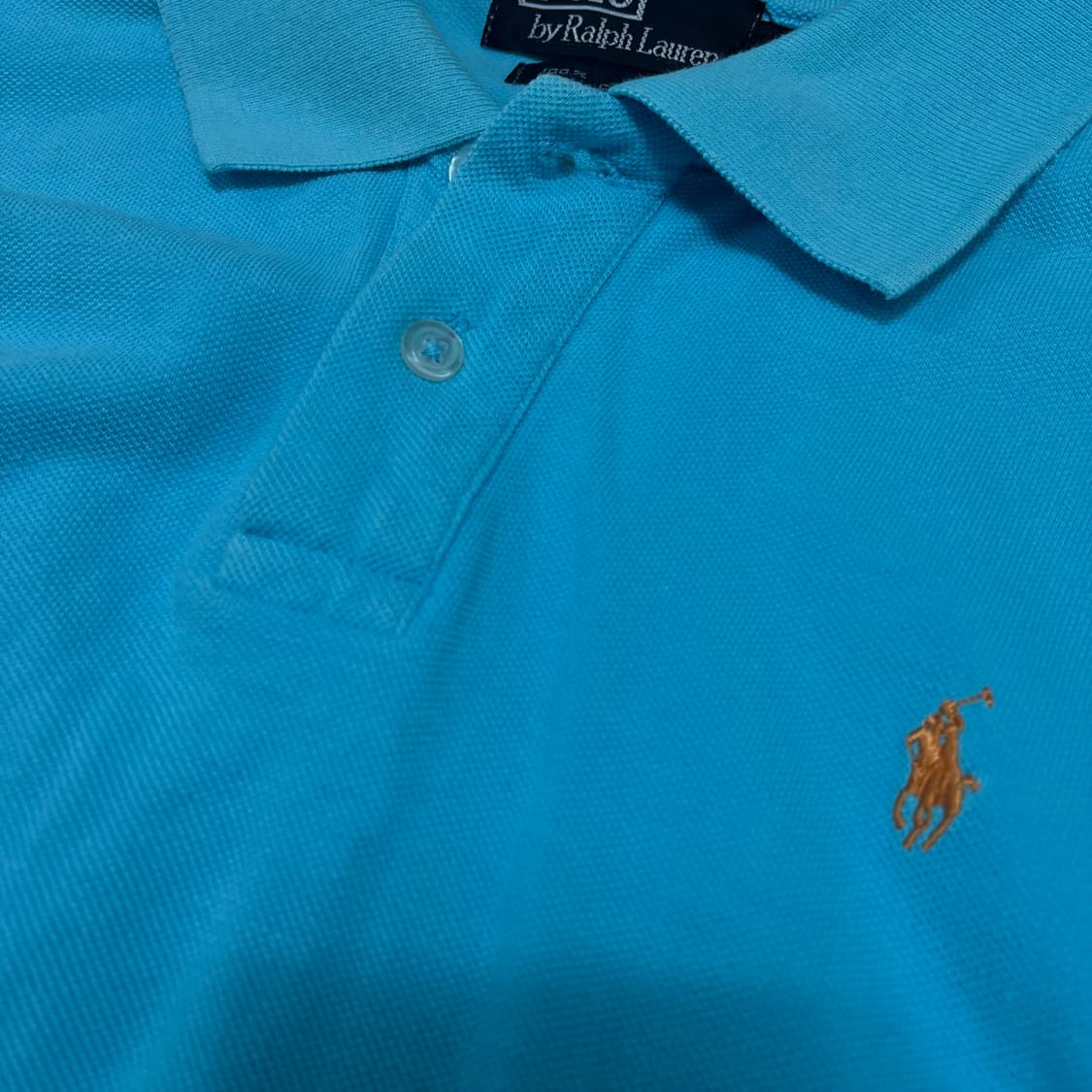 폴로 랄프로렌 PK 긴팔 카라티 라이트 블루 L/100 상품이미지5