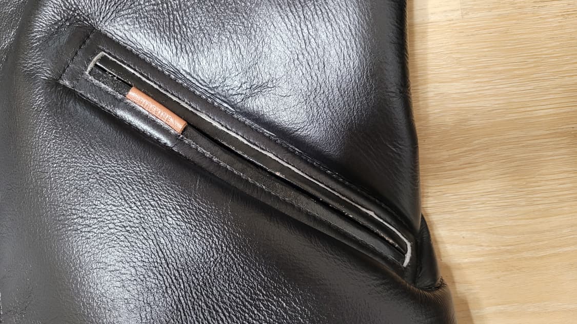 디아프바인 - B6 무스탕(플레인) M 사이즈 상품이미지3