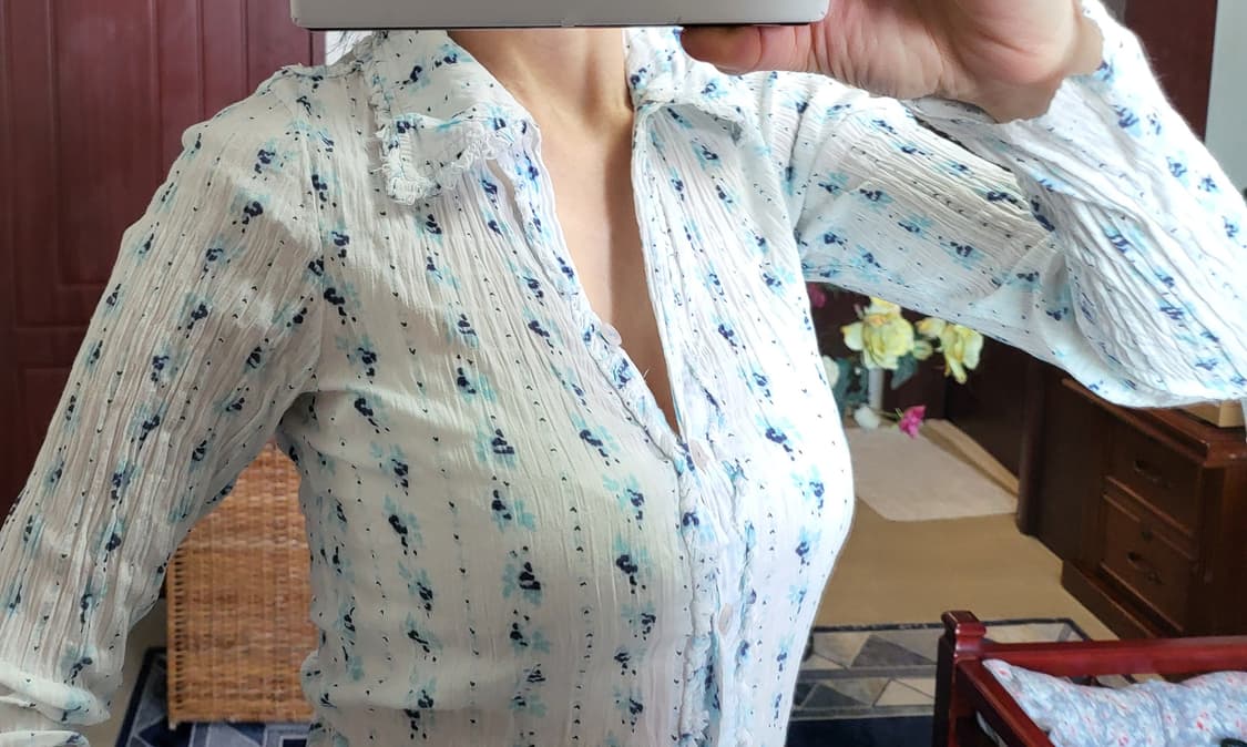 오일릴리 오글이 셔츠 남방  상품이미지2