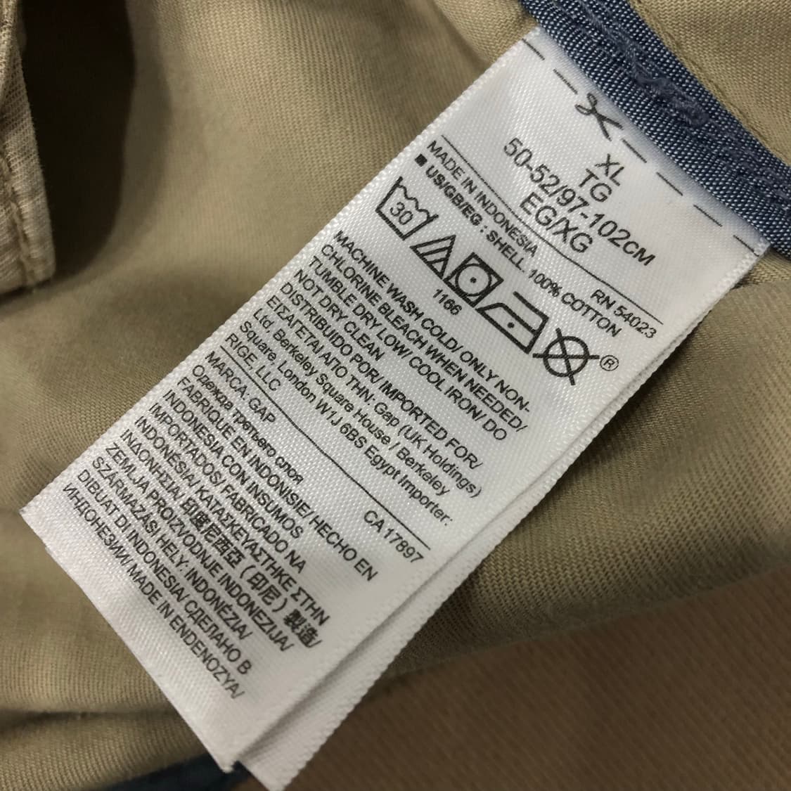 GAP 갭 코튼 해링턴 블루종 자켓 상품이미지6