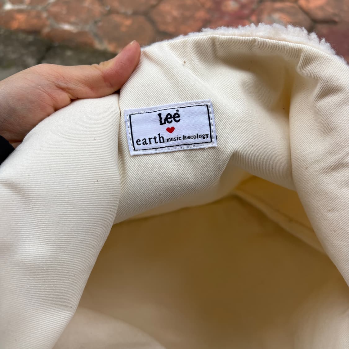 Lee 리 양털 토트백 가방 상품이미지5