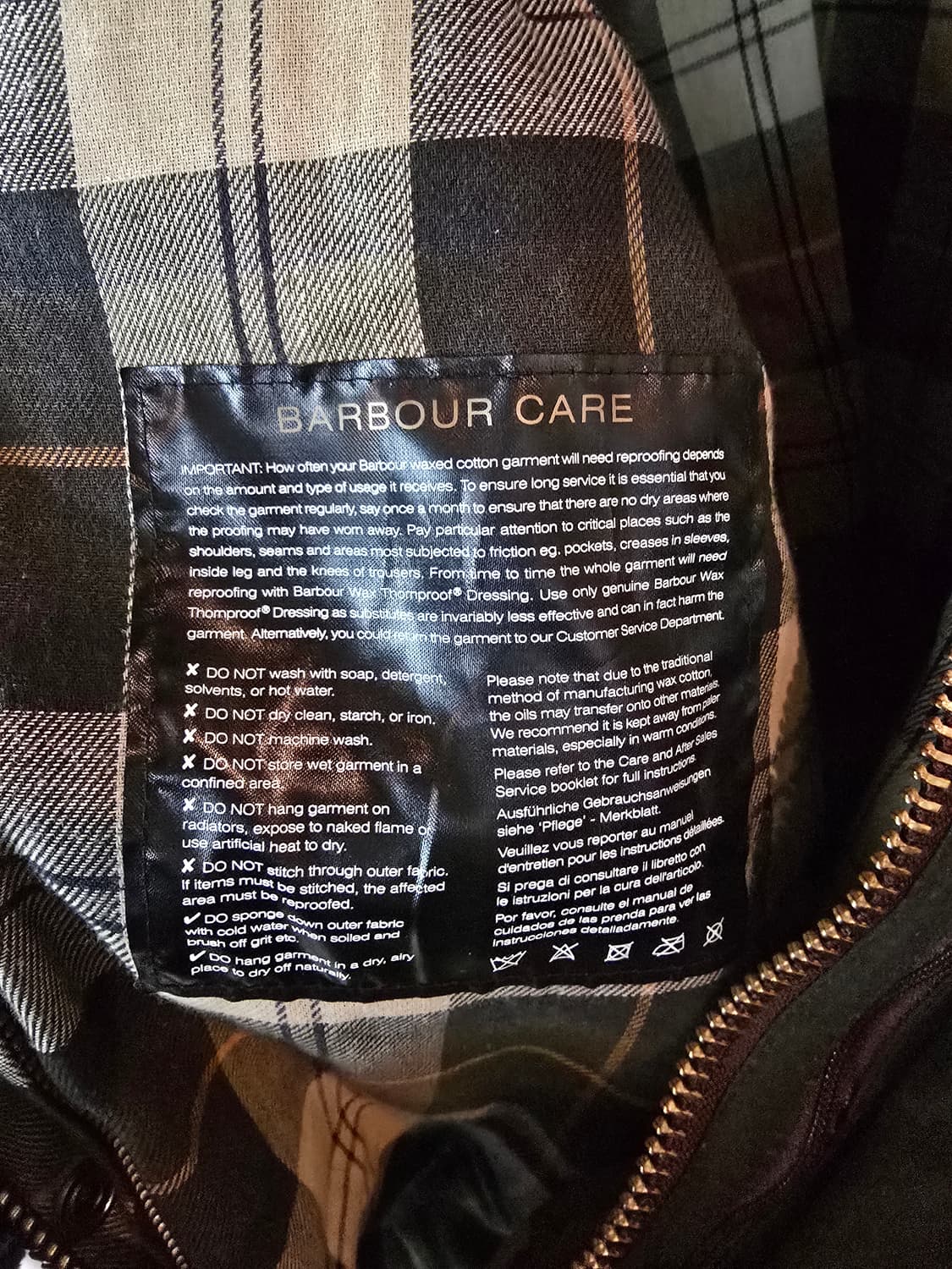 바버 뷰포트 자켓 올리브 상품이미지10