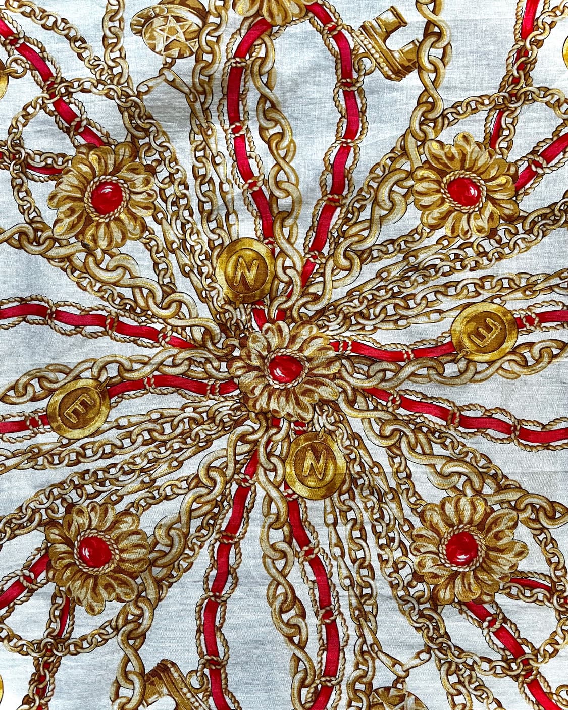 1980-90s Old CELINE Paris Bandana Scarf 상품이미지7