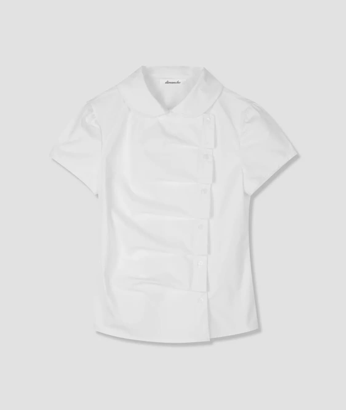 디망쉬 Pleated Blouse(White) 상품이미지5