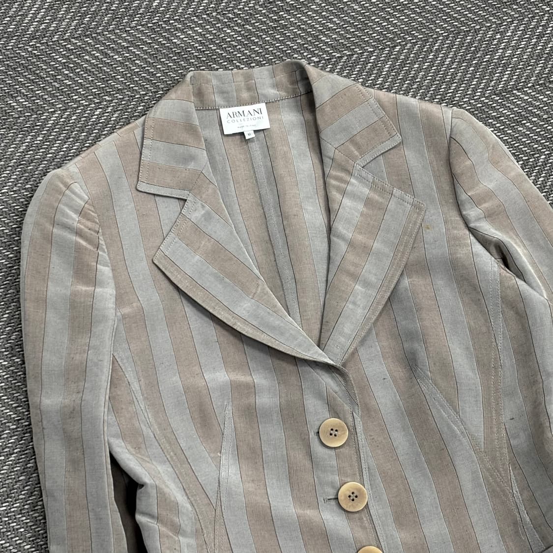  아르마니 스트라이프 패턴 블레이저 V0563 상품이미지3