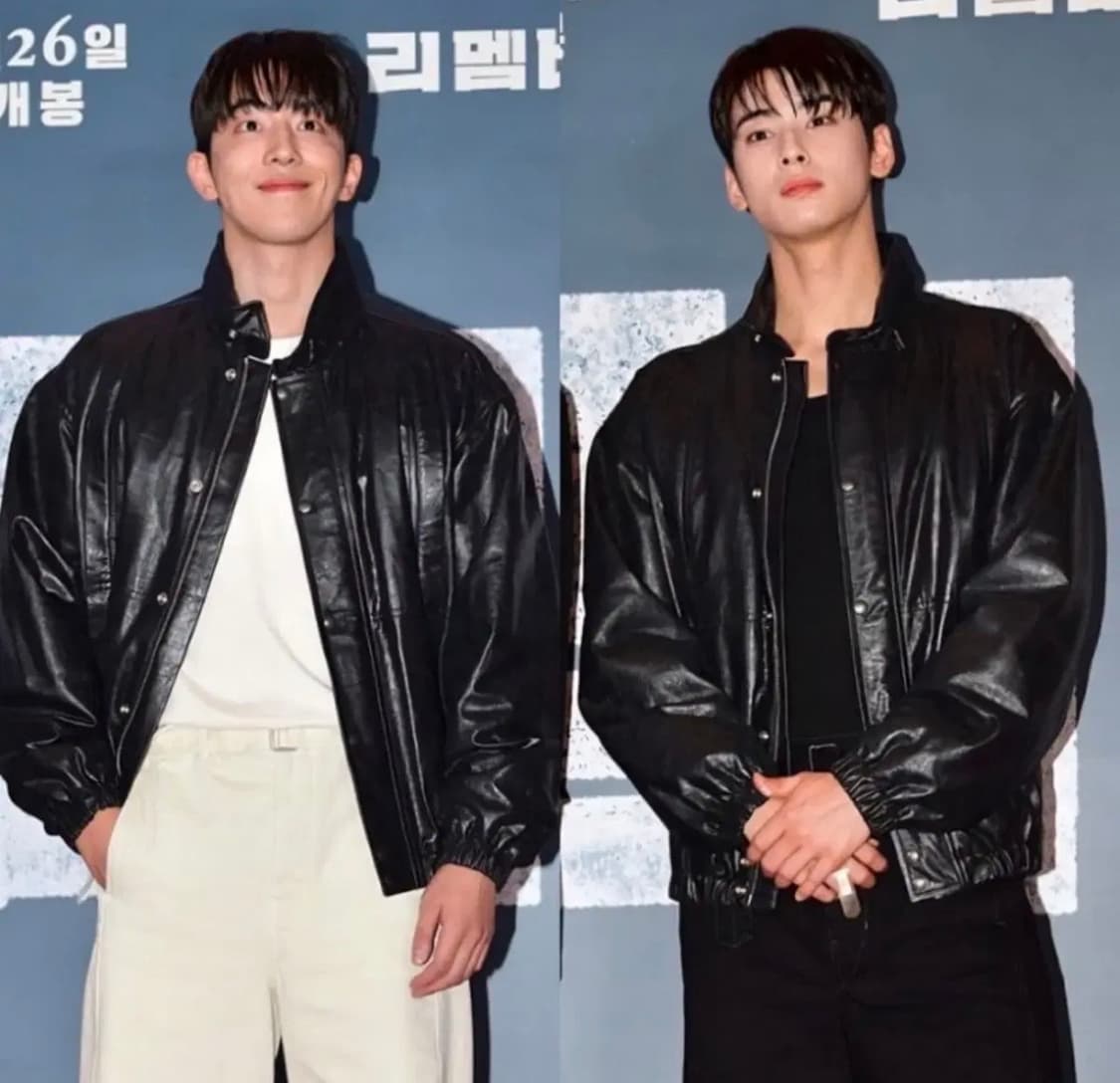 르메르 22fw 레더 블루종 자켓 블랙 / L 상품이미지1