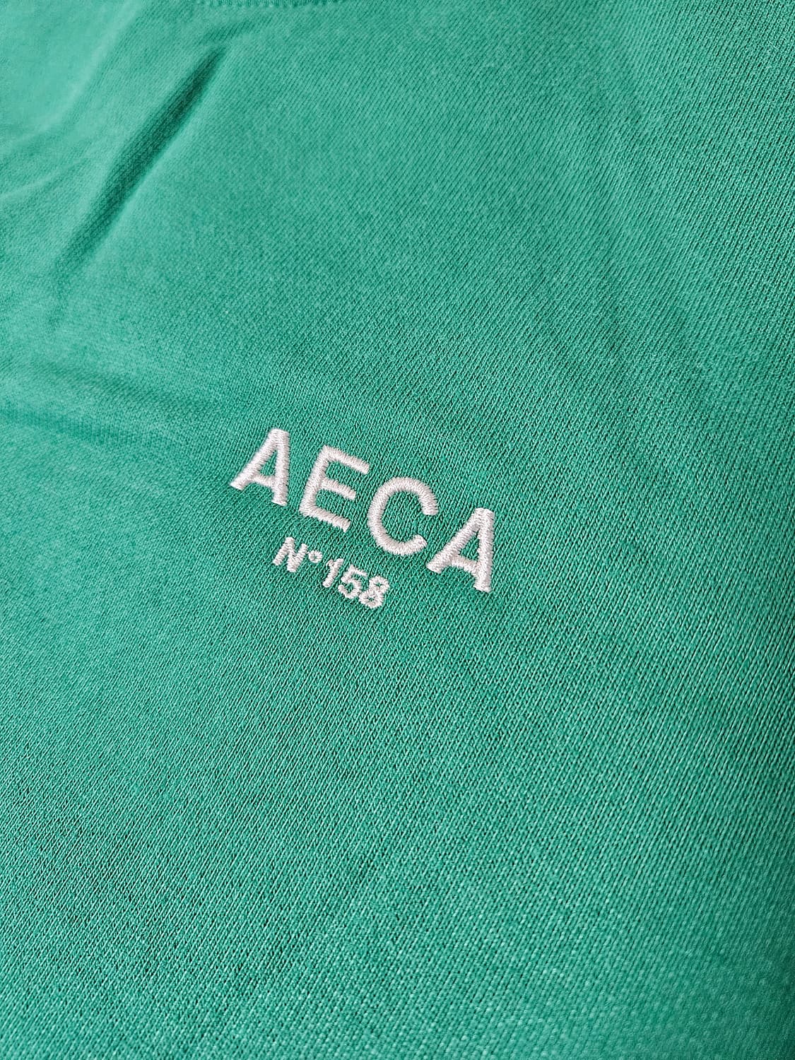 에이카화이트 그린 맨투맨 L 상품이미지3