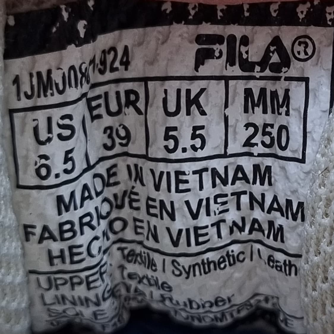 휠라 오크먼트TR 운동화250  상품이미지6