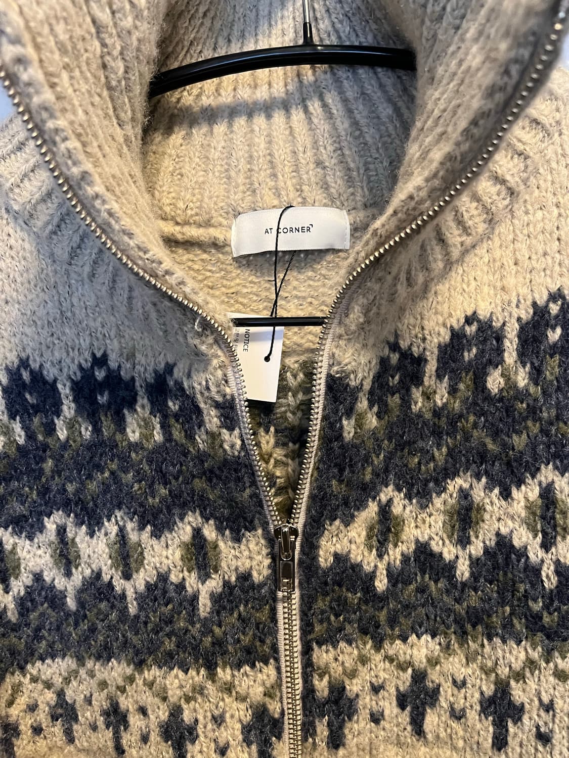 빈티지 니트집업 상품이미지3