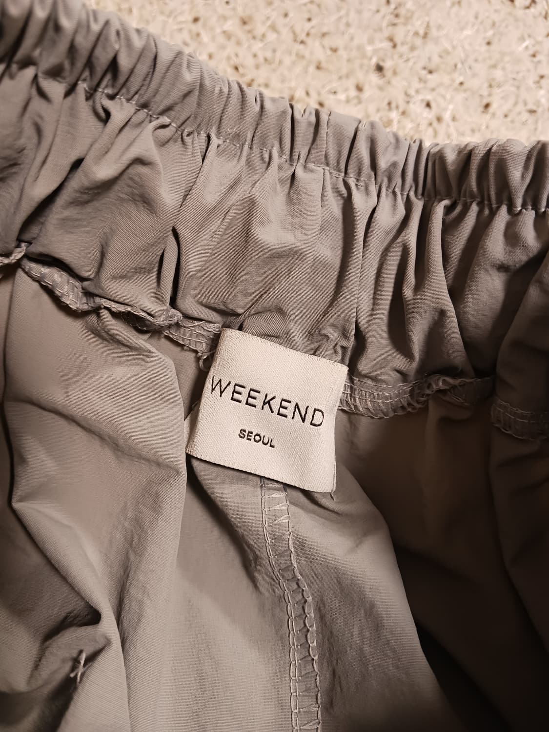 WEEKEND 뒤패턴  우븐팬츠 상품이미지2