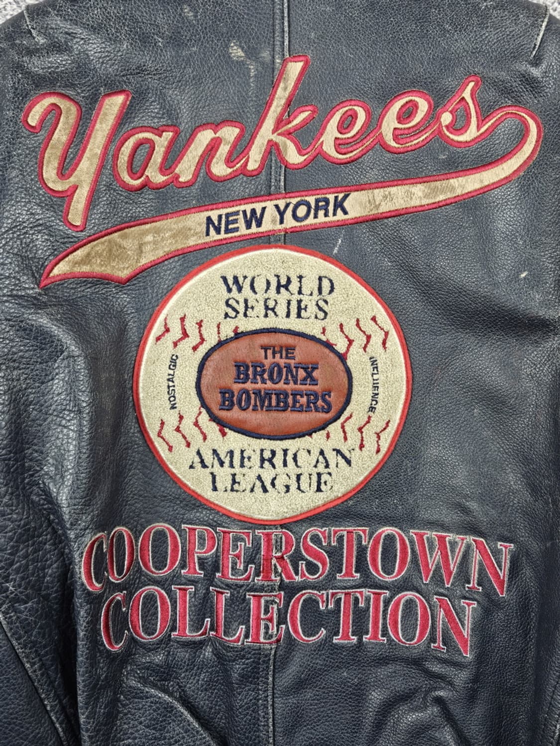 스타터 뉴욕양키스 쿠퍼스타운컬렉션 배색 가죽 자켓 ( L )/ 10210 상품이미지9