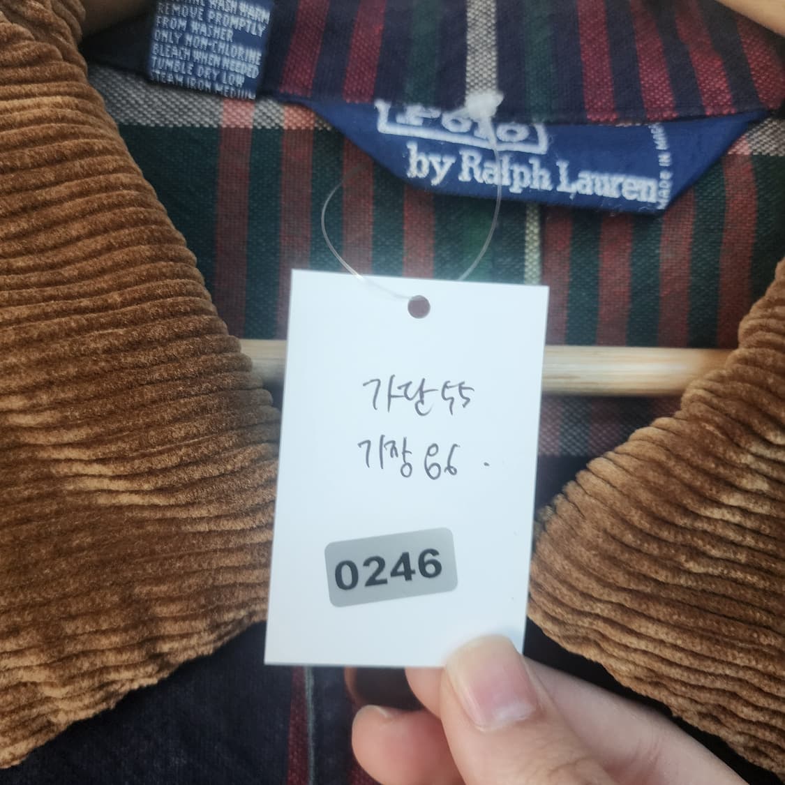 폴로 랄프로렌 체크 코듀로이 자켓 상품이미지10