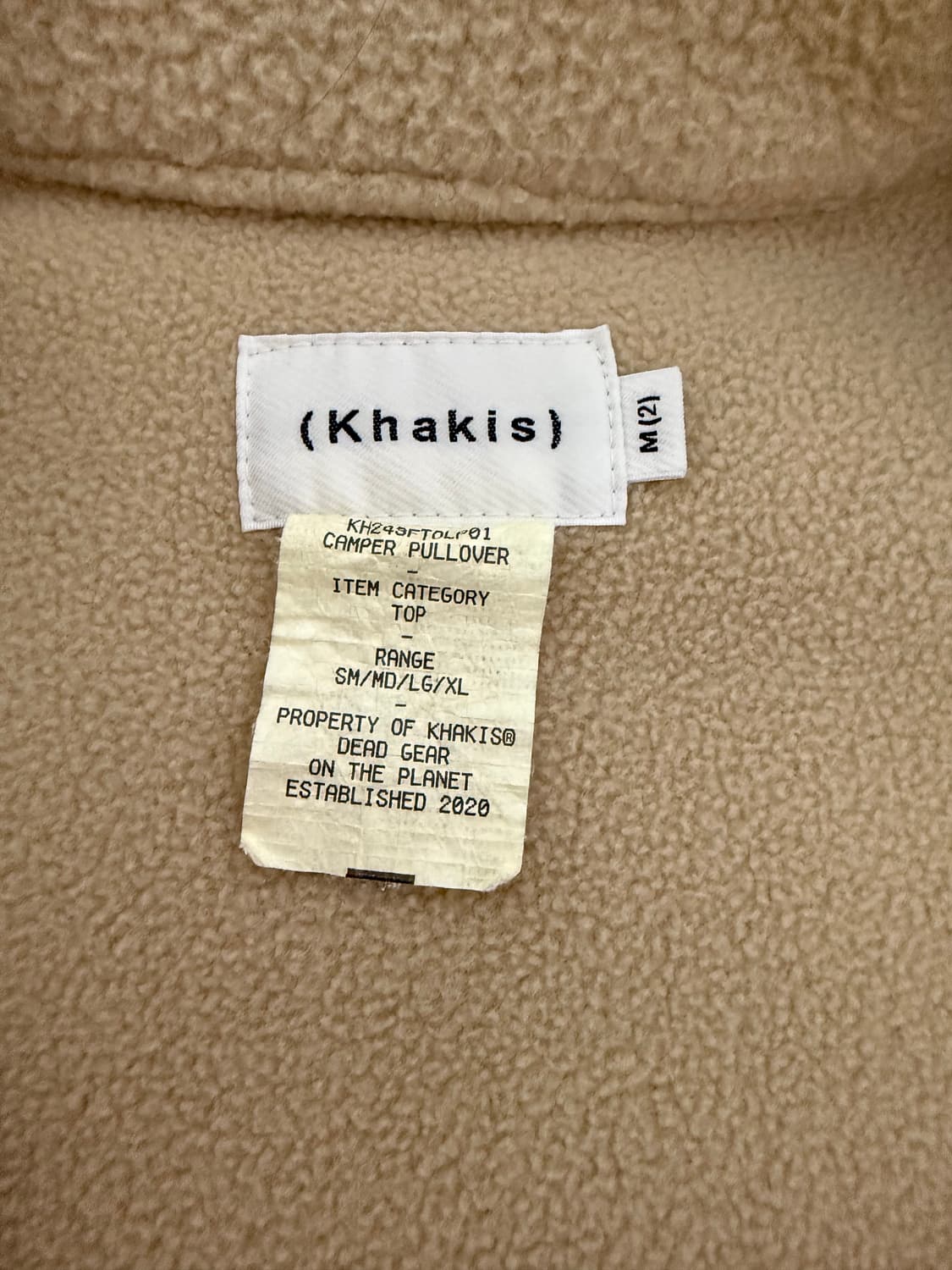 카키스 camper pullover 후리스 상품이미지2