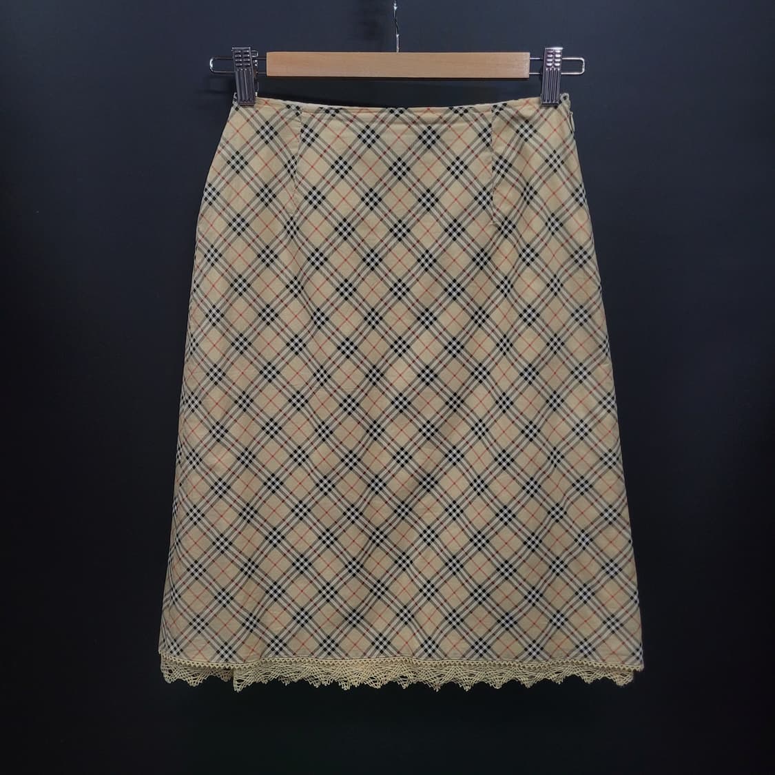 Burberry 버버리 노바체크 레이스 스커트 상품이미지4