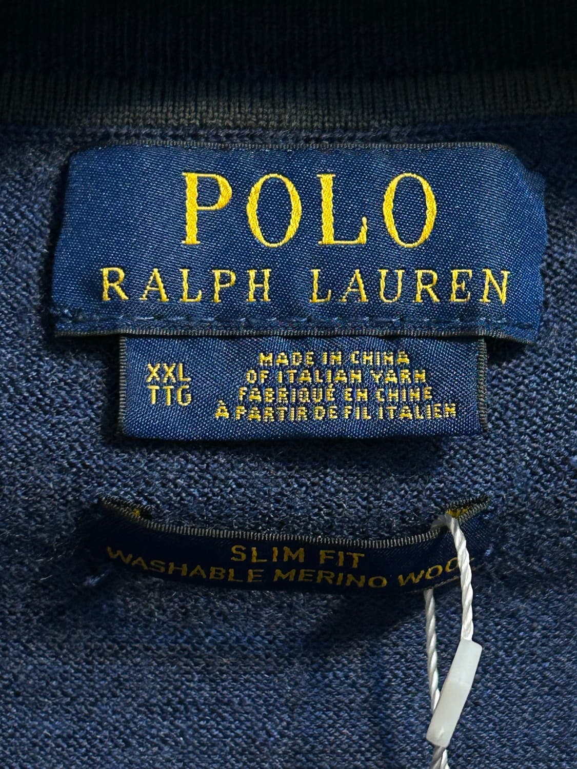 폴로 랄프로렌 메리노 울 브이넥 니트 스웨터 상품이미지6