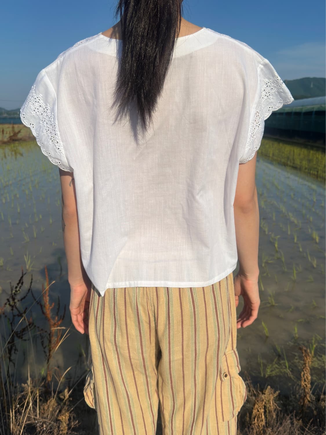 빈티지 프렌치 앤틱 블라우스 상품이미지4