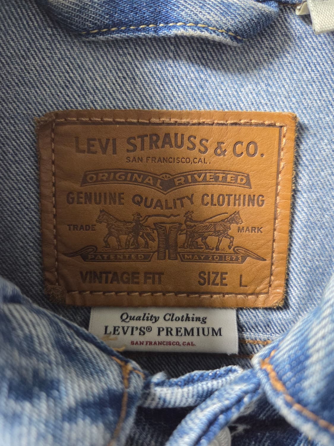 리바이스 버드 프린팅 데님자켓 상품이미지3