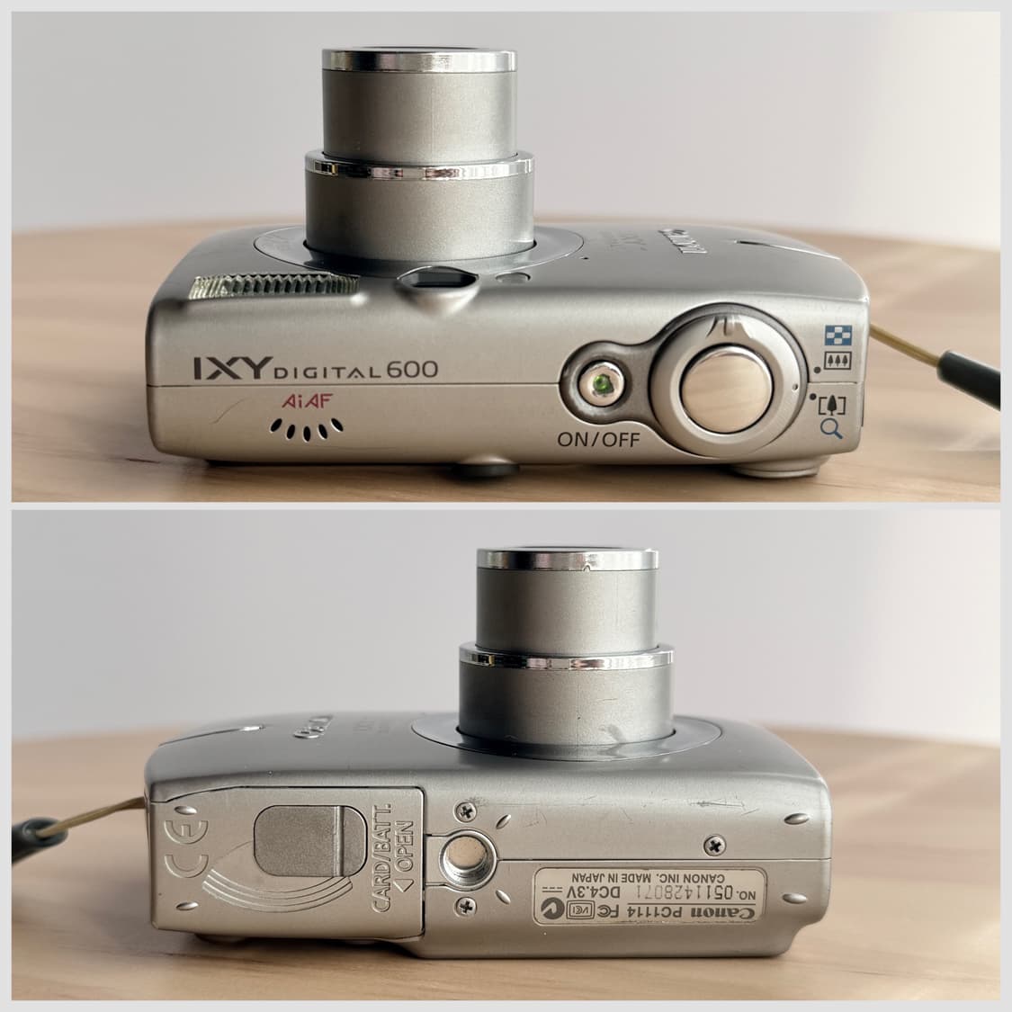 캐논 IXY600 클래식 실버 /ixus700 빈티지디카 익시600 상품이미지6